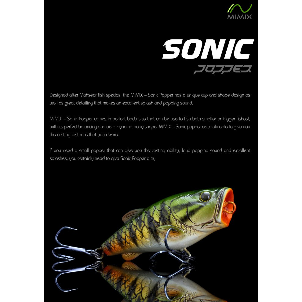 Mimix SONIC 60mm/12g Color Blue Mahseer