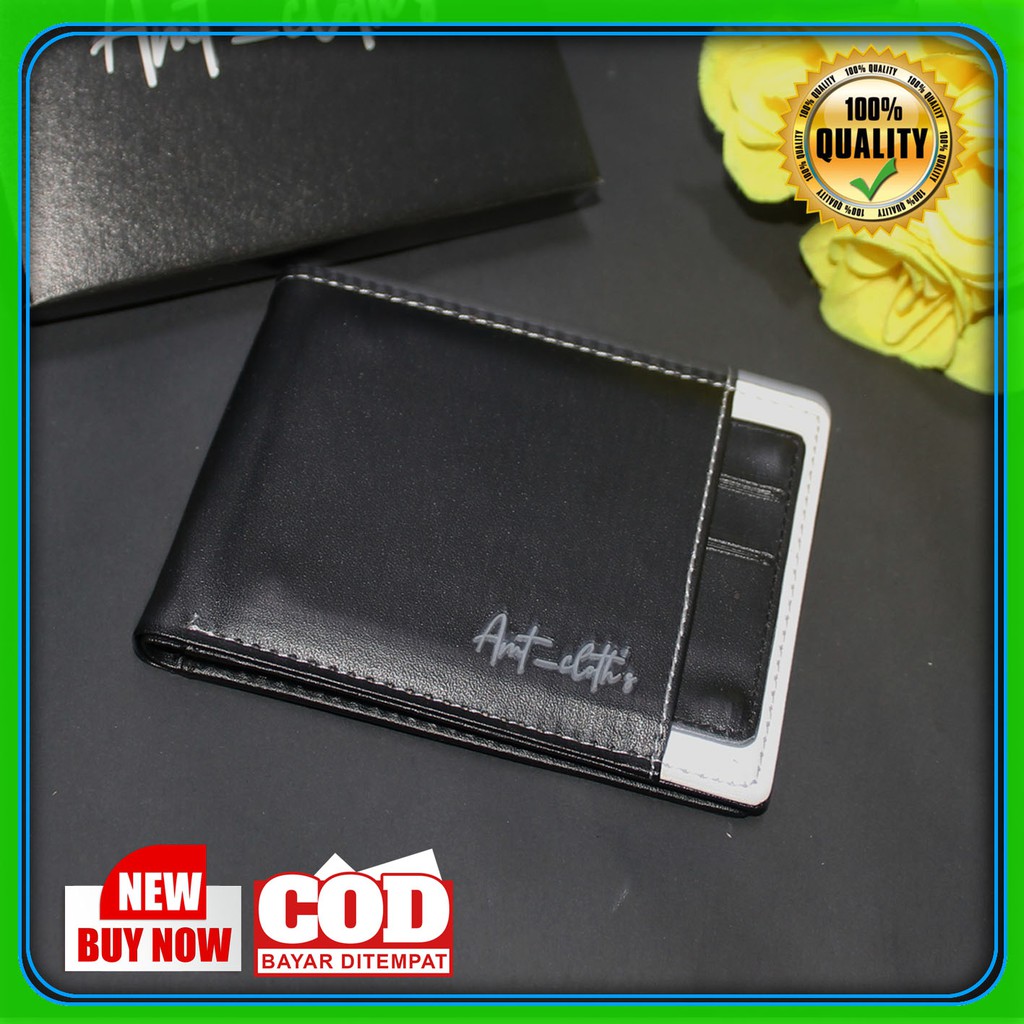 Fashion Dompet cowok terbaru Bahan Kulit PVC premium high quality