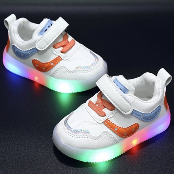 babyfit [21-30] SILVERLINE sepatu lampu sneakers anak lampu LED gs-0912r