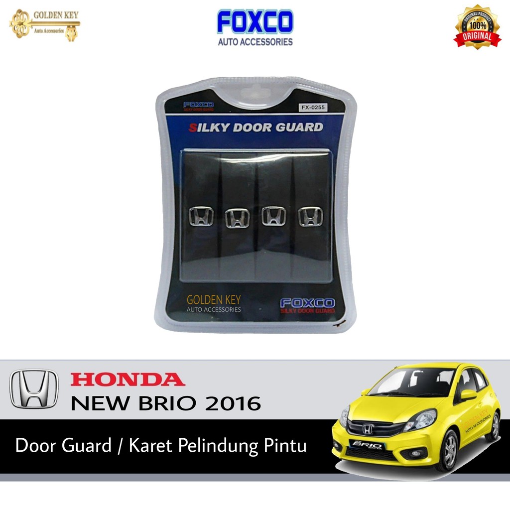 Silky Door Guard New Brio 2016 Karet Pelindung Pintu Mobil
