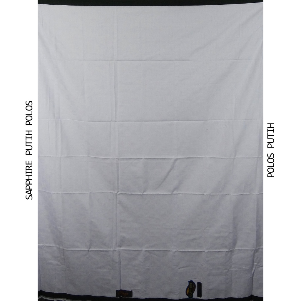 SARUNG SAPPHIRE PUTIH POLOS