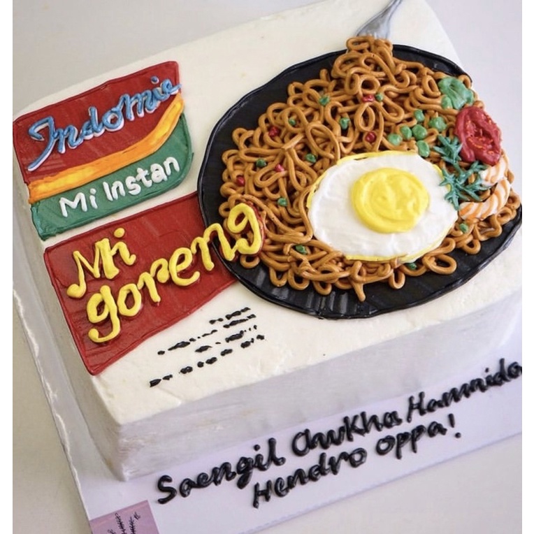 Korean Birthday Cake Kue Ulang Tahun Tart
