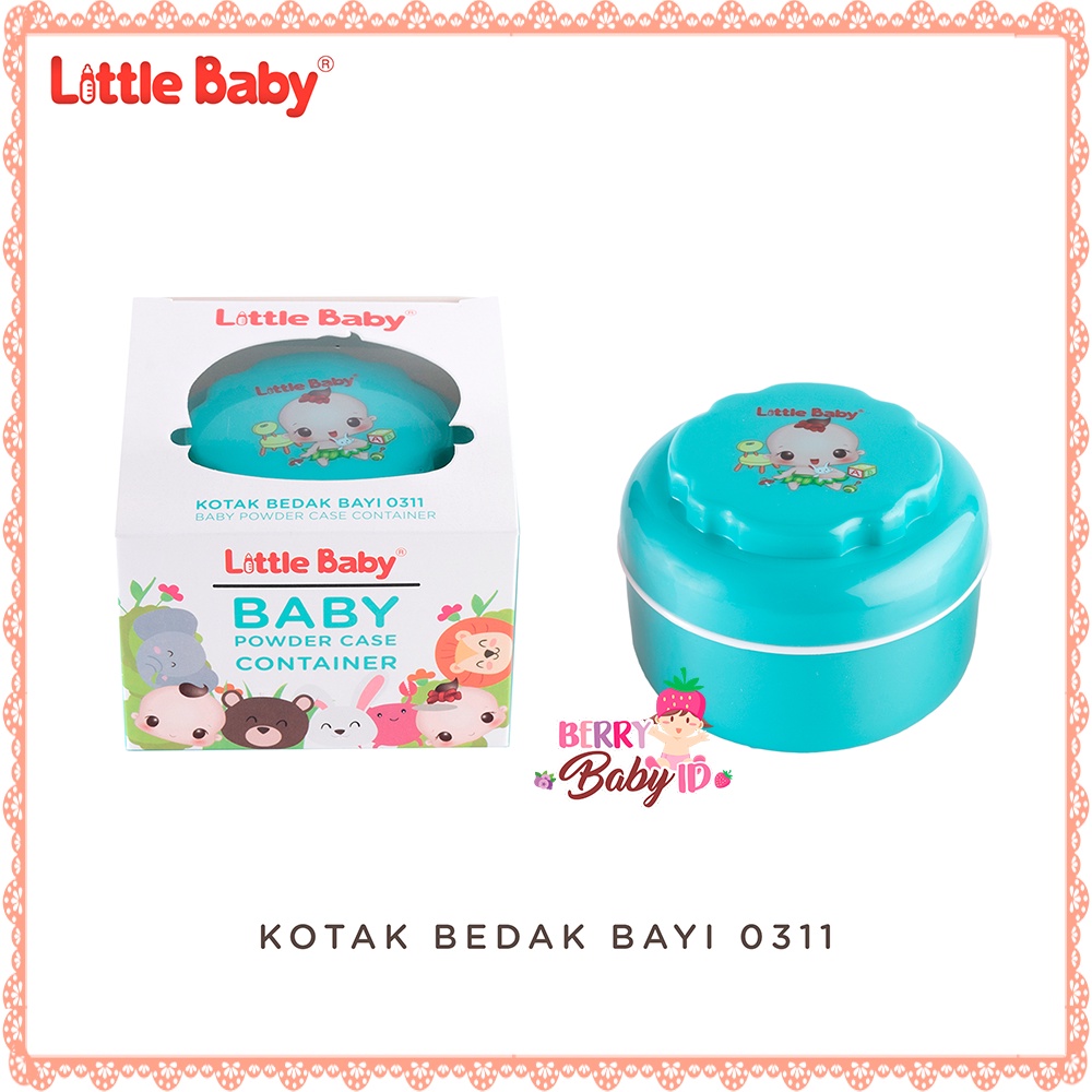 Little Baby Tempat Bedak Bayi Kotak Bedak Bulat #0311 Berry Mart