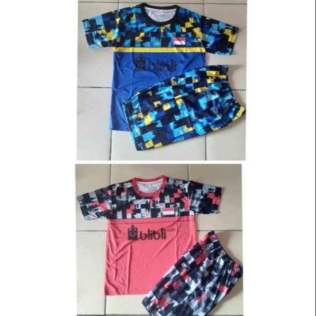  Setelan  jersey kaos  badminton  anak  yonex minion kevin 