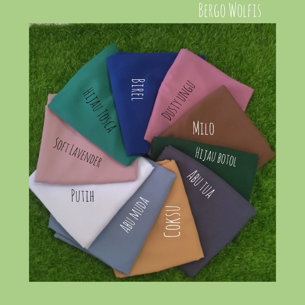 Khimar / Hijab Bergo Woolpeach Jumbo-3