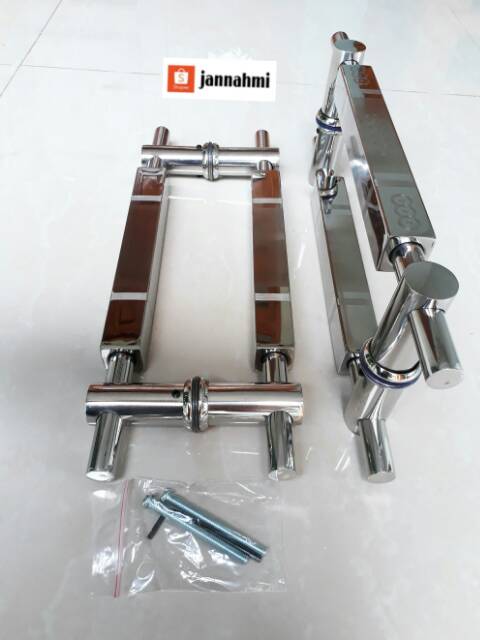 Handle pintu stainlis tebal baut tembus 35cm