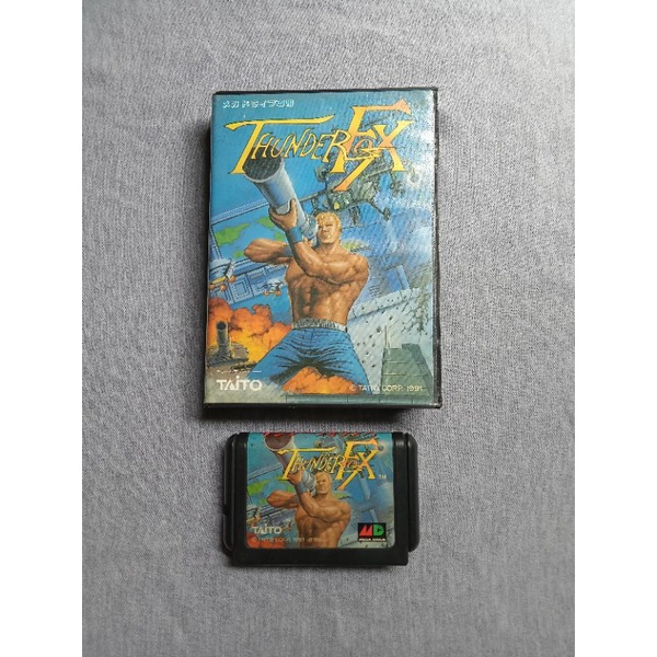 Kaset Sega Mega Drive Thunder Fox Original Taito