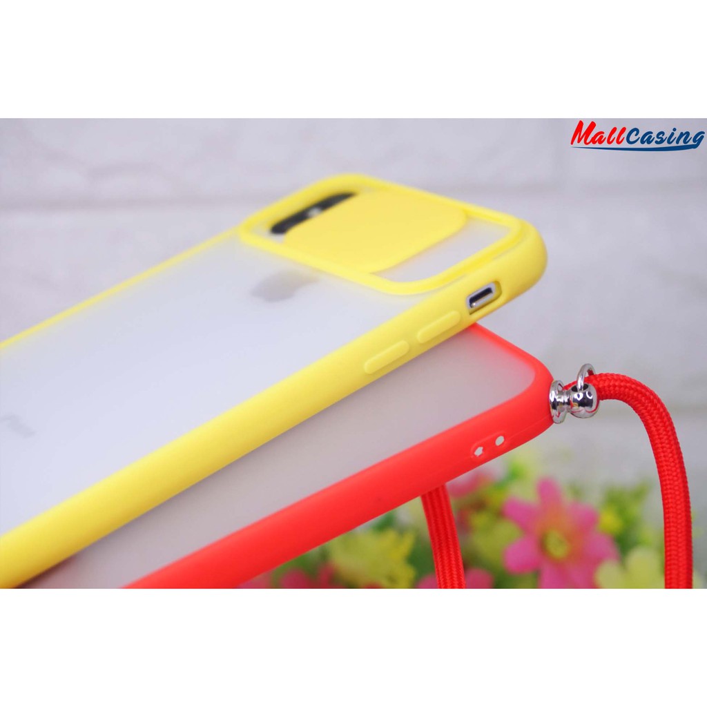 MallCasing - Apple iPhone 6G/ 7G/ 8G | 6G+/ 7G+/ 8G+ | XR | XS Max | X/ XS Hard Case Tutup Lensa + Tali