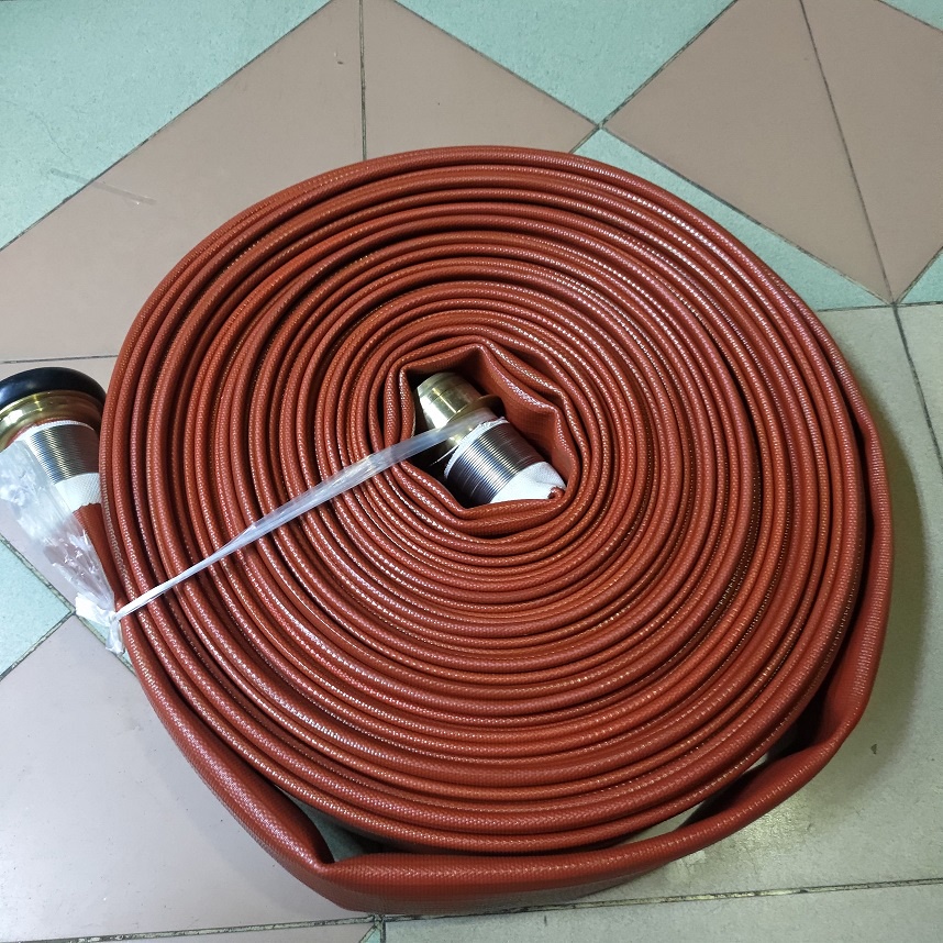 Fire Rubber Hose Karet 2 x 30 M Selang Pemadam 2x30 30m Coupling