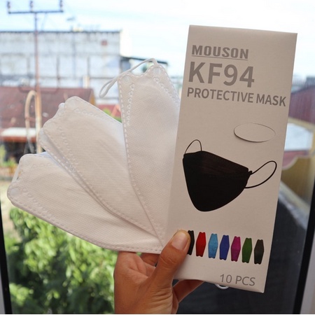 Masker Kf94 putih Mouson Kemenkes isi 10 pcs siap di kirim