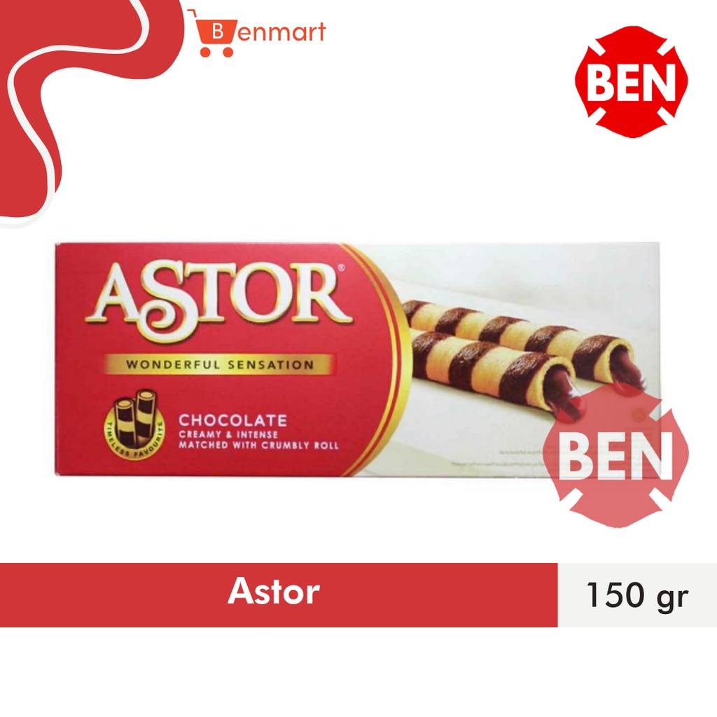 

Astor Wafer Stick Chocolate 150g 150gr 150 g gr Coklat Mayora Besar