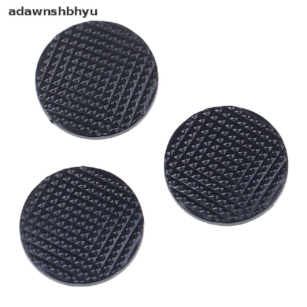 Adawnshbhyu 4pcs Tombol Topi joystick analog 3D Putih Hitam Untuk PSP1000