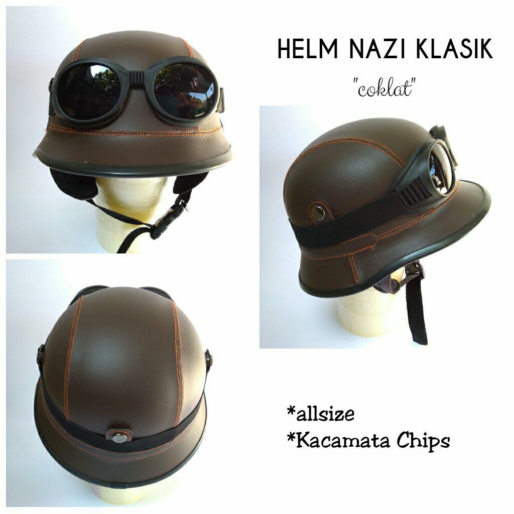 Helm Bogo Retro Klasik Nazi