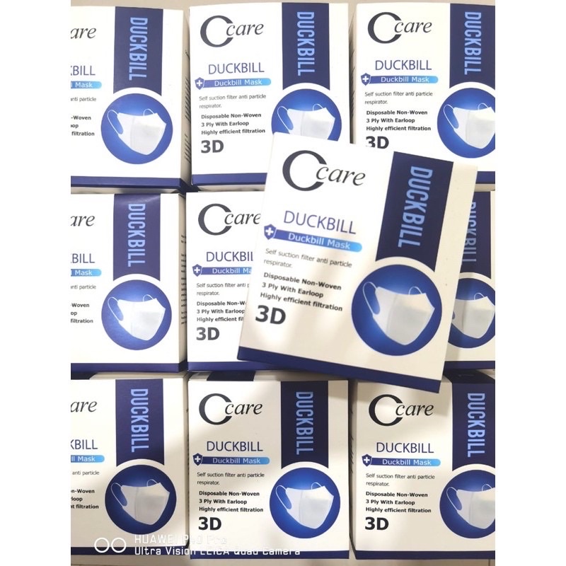 Masker Wajah Duckbill C CARE 3ply isi 50pc - FACE MASK