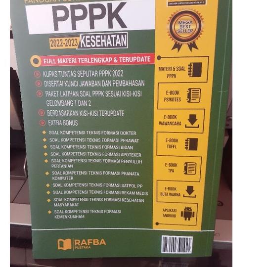 

Best Seller.. PANDUAN SUKSES LOLOS TES PPPK 2022-2023 KESEHATAN