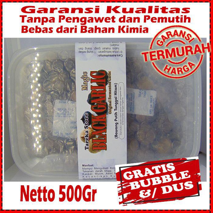 

Bawang Putih Hitam Tunggal 1/2 Kg -Black Garlic- Bawang Hitam Lanang