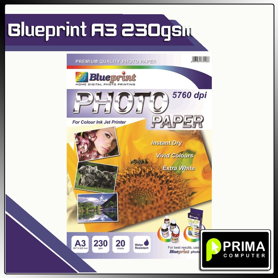 

Kertas Blueprint Matahari Photo Paper A4 230gsm