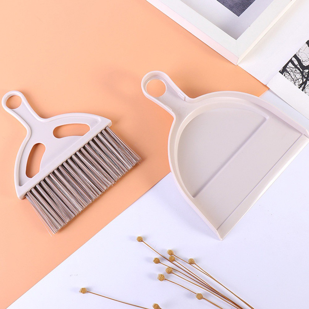 ELEGANT Little Broom Mini Dustpan Cleaning Tool Floor Small Multi-purpose Sweep Household For Desktop Corner Keyboard Cleaner/Multicolor