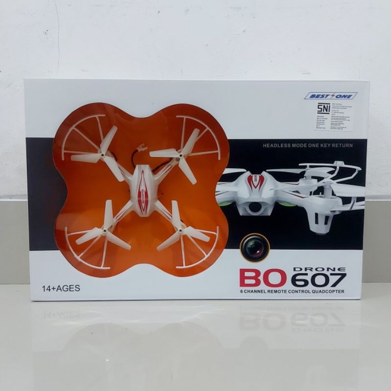 RC Drone BO 607 Remote Control 6 CH - Helikopter Remot Kontrol Anak