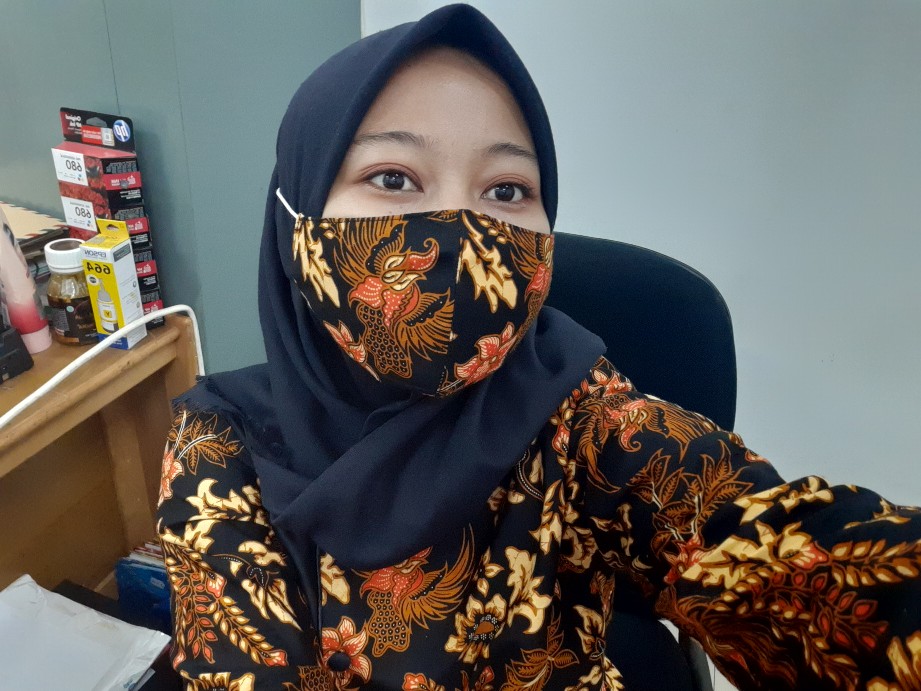 Atasan Batik Wanita Blouse Kombinasi Hitam - S-m-l-xl-xxl-3l-4l-5l - Model Kancing Depan - Modern