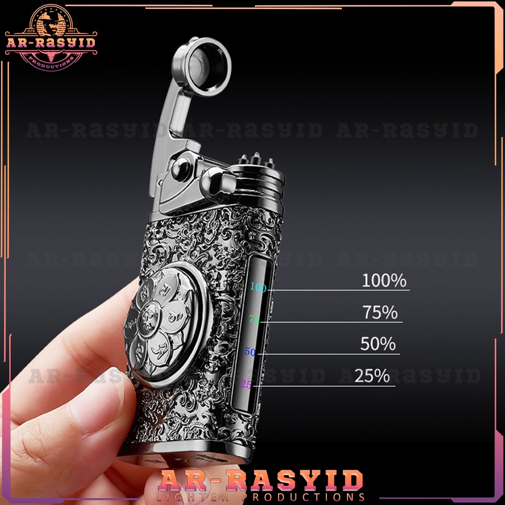 Korek Api USB Elektrik Lighter Retro Double Plasma BISA COD