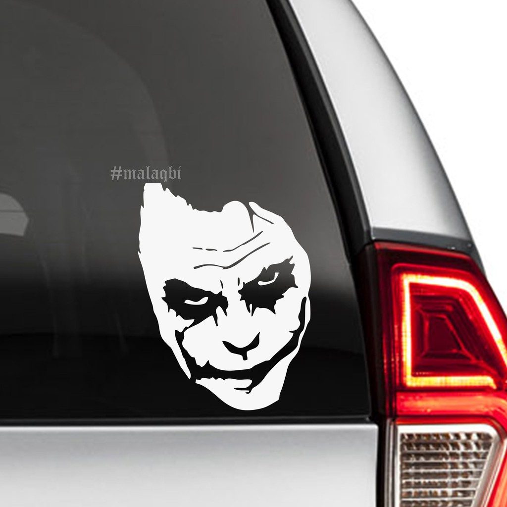 Stiker Mobil The Joke Funny Cutting Sticker For Car Shopee Indonesia