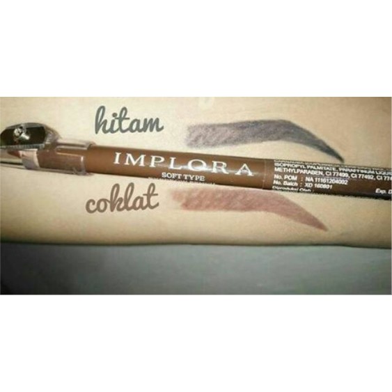 ❤ BELIA ❤ Implora (✔️BPOM) Pensil Alis 2.5 gram ( soft eyebrow pencil )