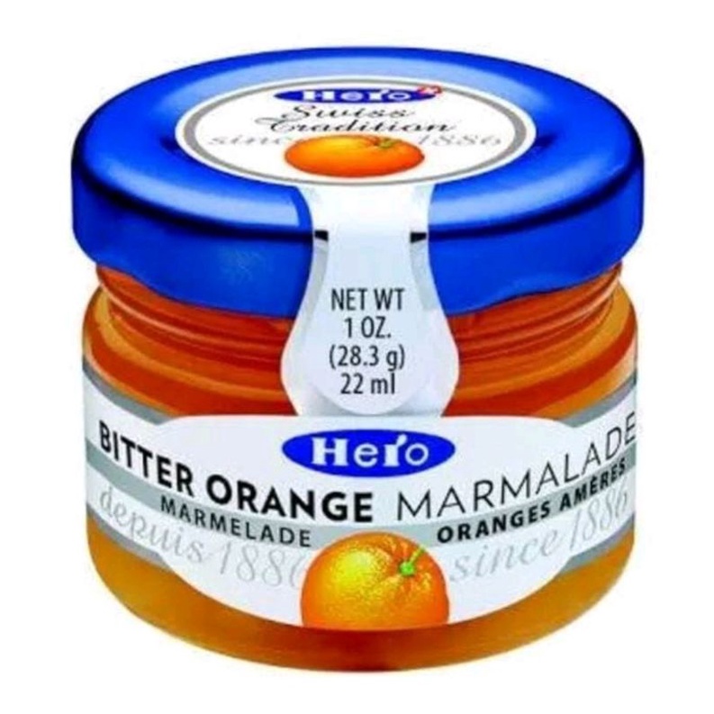 

Hero Bitter Orange Jam Import Swiss Travel Size Mini Selai Oren