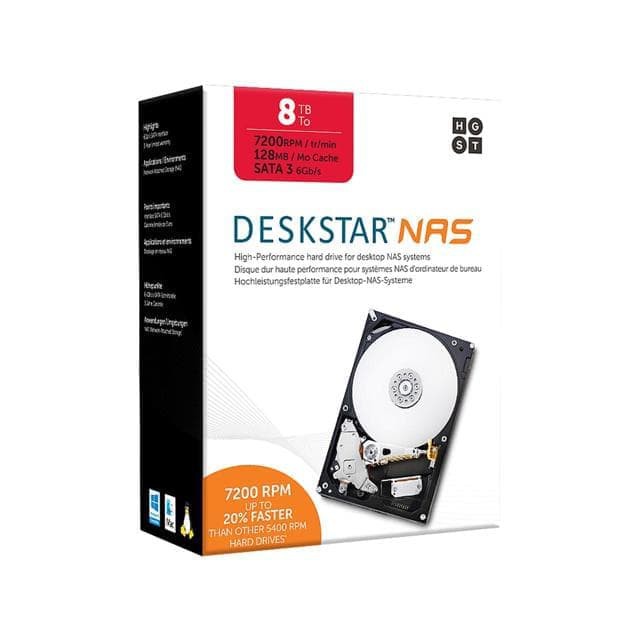 "WD HGST Dekstar NAS 8TB"