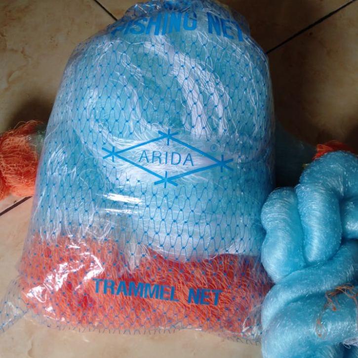 ✨MEGA ⚡ALE✨ bahan jaring pukat nilon dan senar udang ikan 3 lapis arida murah