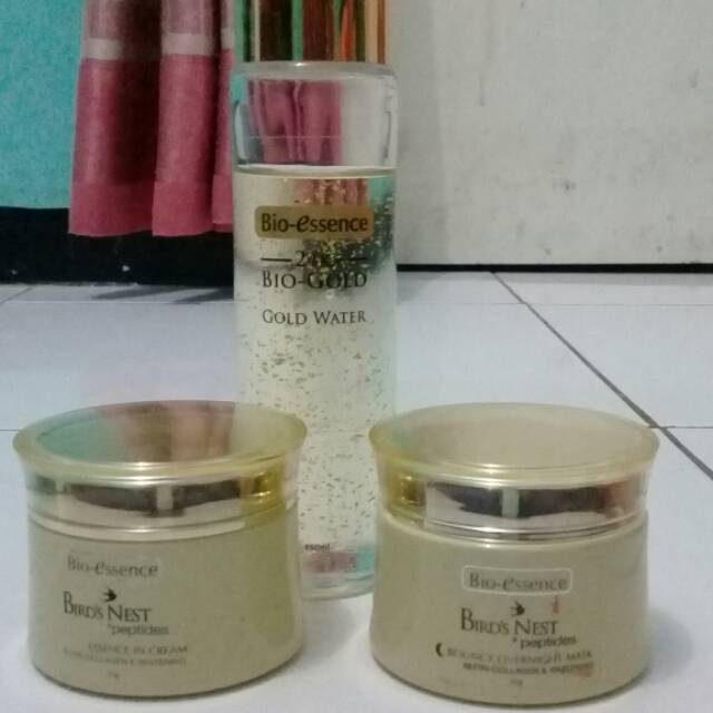 Paket Bio Gold Bio Essence 24k , Bird's nest Peptides