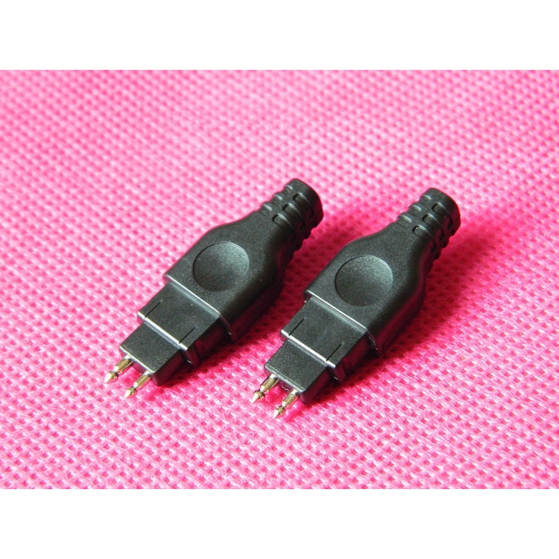 1 Pasang Plug Earphone Tembaga Lapis Tembaga untuk Sennheiser hd565 hd650 HD600 HD580 hd25