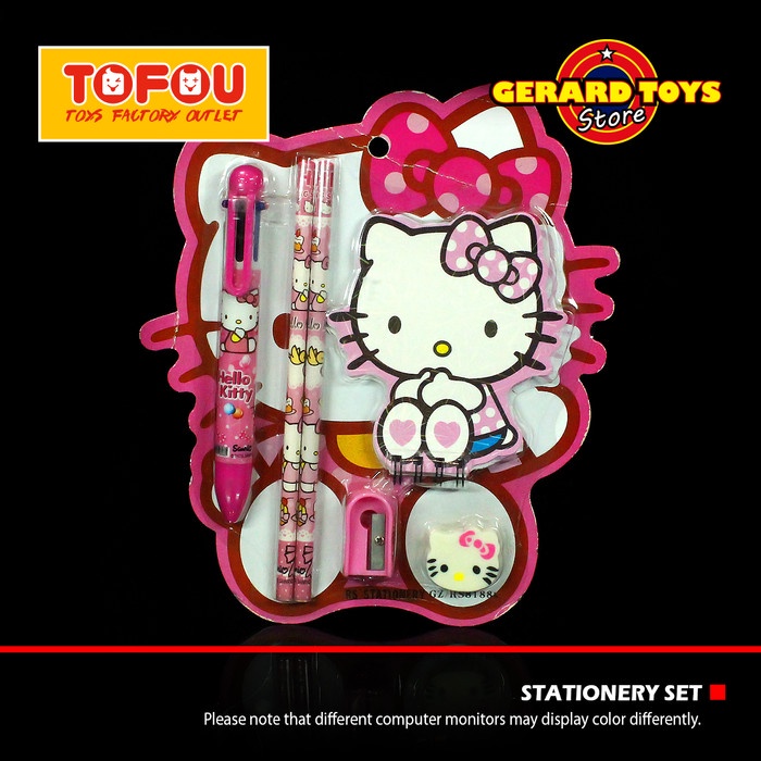 

Limited Stationery Set Pensil Pack Rs-8188 Hello Kitty Pink Murah Banget Promo