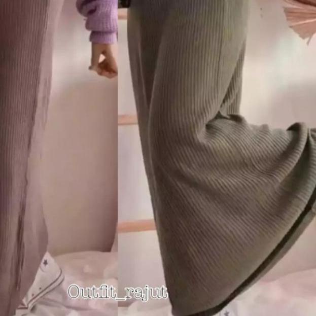 BISA ROK RAJUT SPAN PENSIL | ROK PENSIL RAJUT | ROK PANJANG 90 CM | ROK MAXI