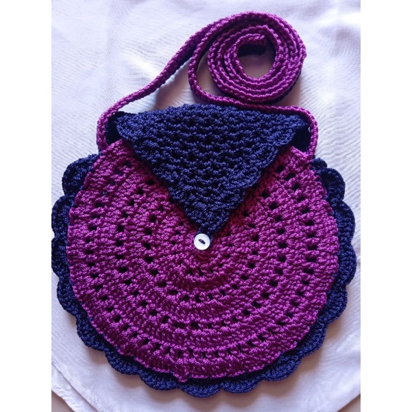 Tas rajut bulat
