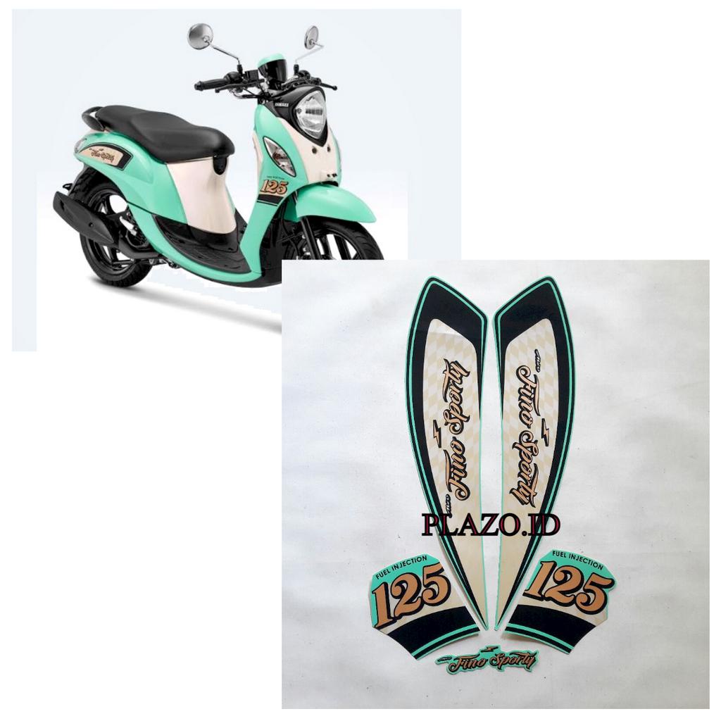 stiker motor striping yamaha fino sporty 125 fi 2021 Tosca