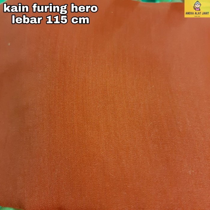 Rfr201F Kain Furing Hero Lebar 115 Cm Dijual Per Meter - Putih Dsd10Gff