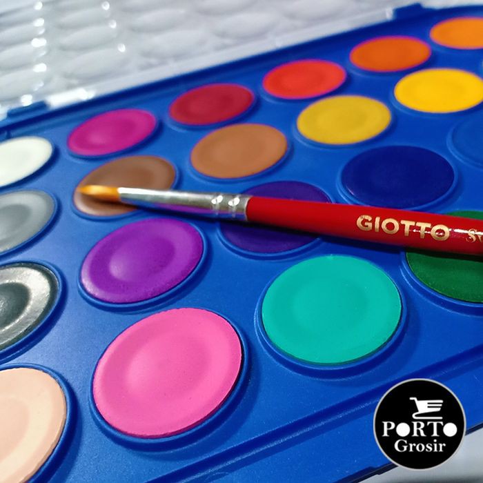 

Giotto Acquerelli Mini Watercolor 36 WaterColour Cake Cat Air Pocket