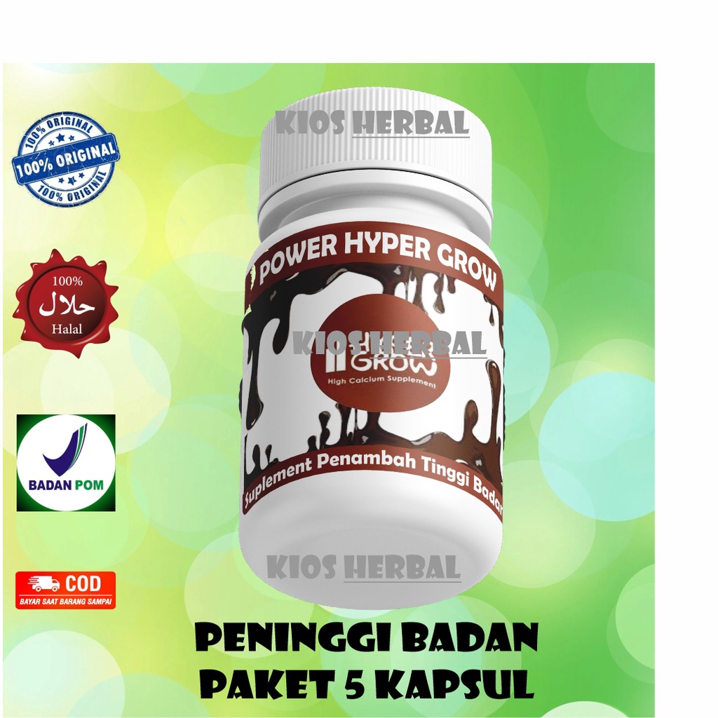 (COD TERLARIS) Peninggi badan ampuh anak dan dewasa | Peninggi badan susu kalsium | hypergrow by KIO