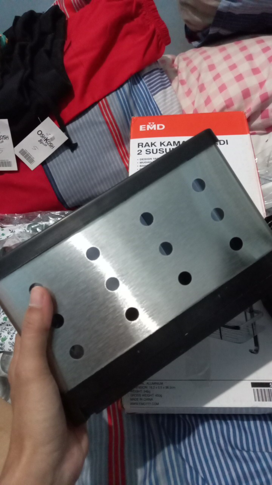 Greenland Tempat Penyimpanan Sendok Gantung Stainless Steel Keranjang Sendok Garpu Rak Dapur Hrm118