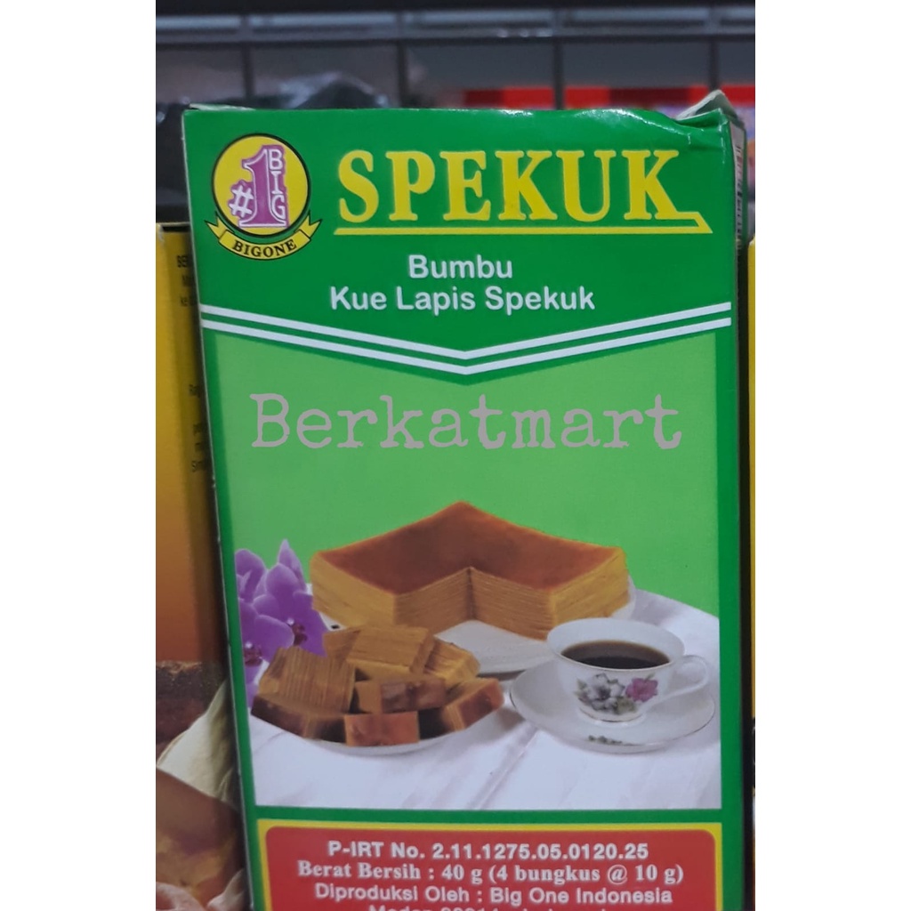 SPEKUK bumbu kue lapis surabaya big one sachet 10 gram isi 4 bungkus