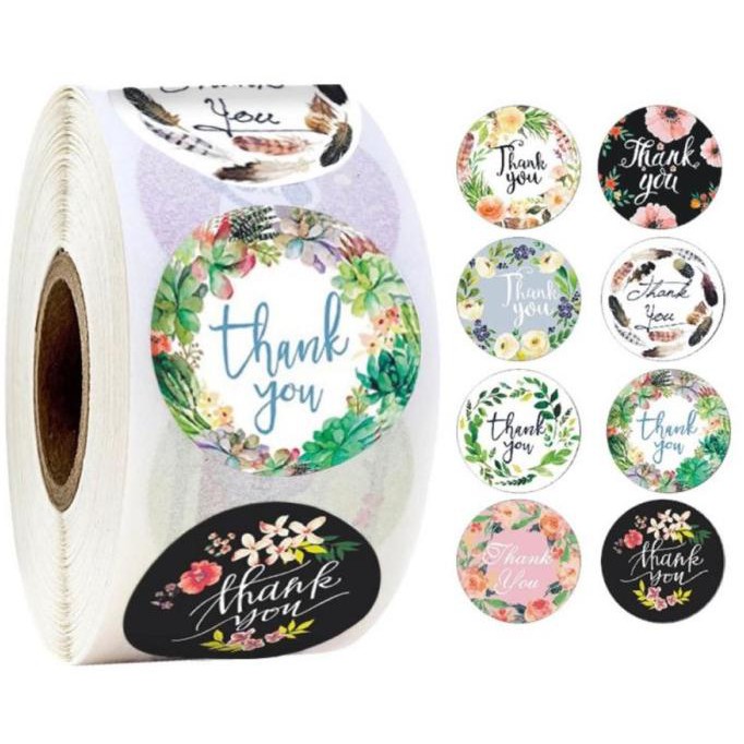 

Paling Dicari] 500Pc Sticker Terima Kasih Thank You Label Kartu Ucapan Packing Tempel