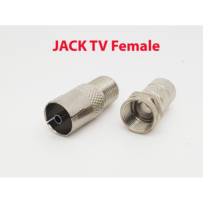 jack antena besi FEMALE / CEWE tv with DRAT