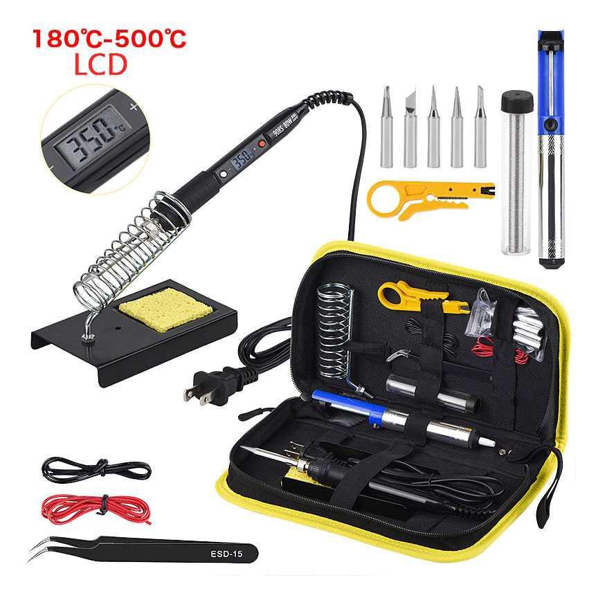 JCD Peralatan Solder Kit LCD Electric Soldering Iron 80W 220V - 908S80