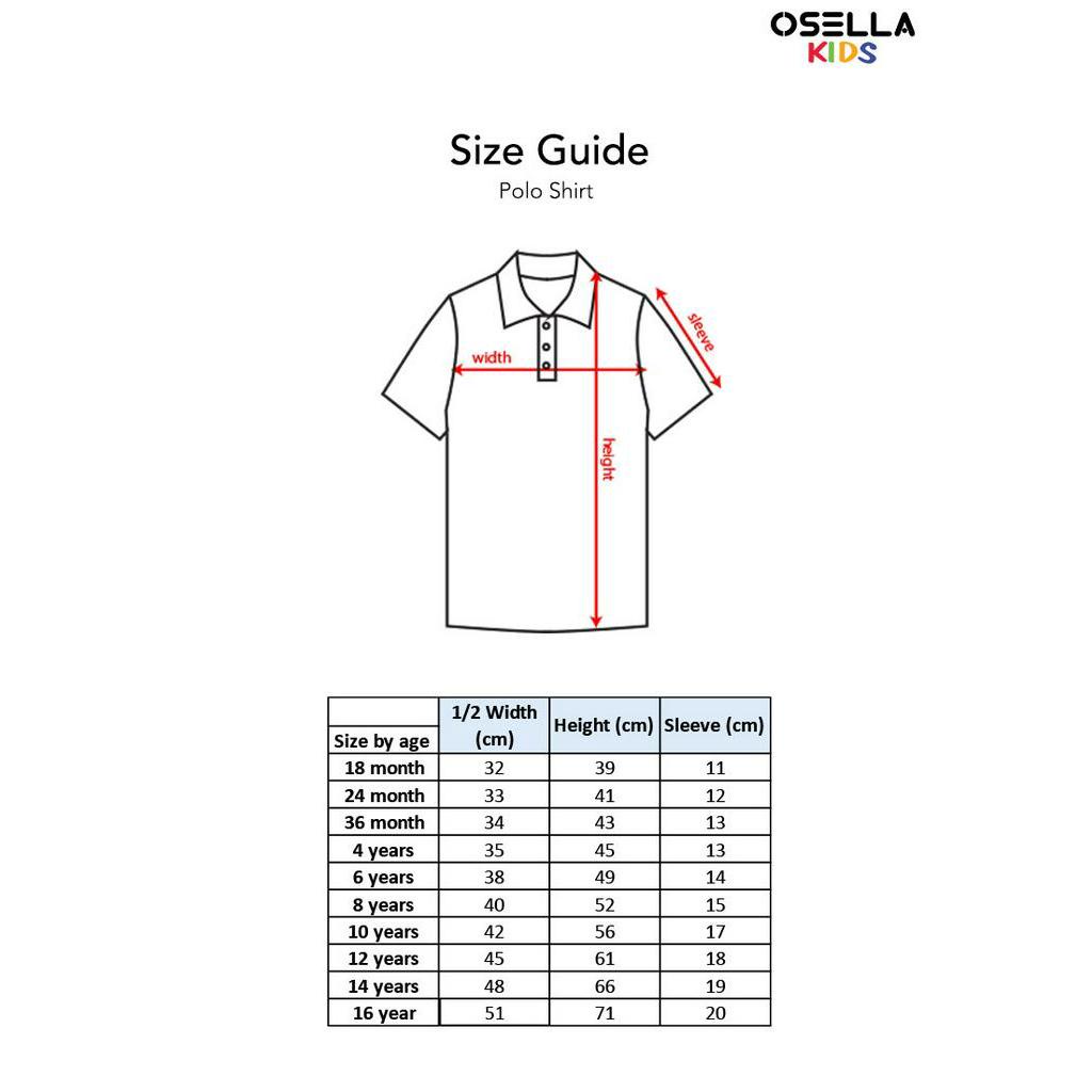 Osella Baju Anak Laki Laki Kemeja Lengan Pendek Stripe Blue Batita-3