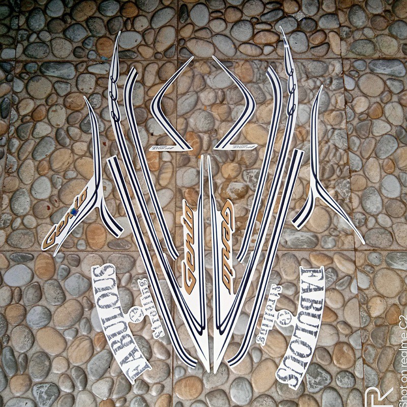 stiker striping motor Honda Genio fabulous 2020