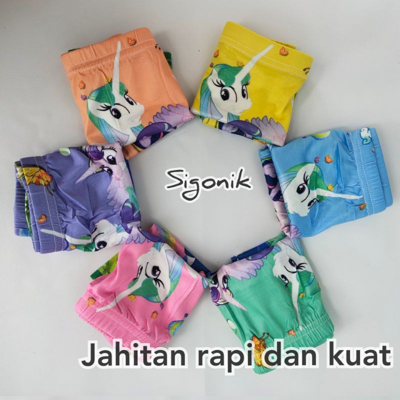 Boxer CD Celana Dalam Wanita Anak Perempuan Bonita M L XL Cewek SD TK Nyaman Murah Adem