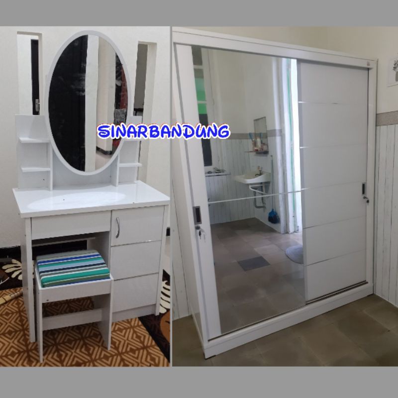 KAMAR SET LEMARI SLIDING dan MEJA RIAS SLIDING