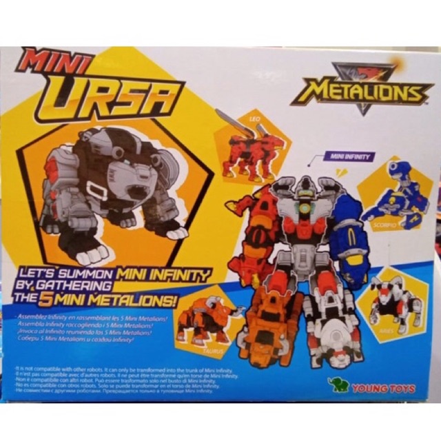 Metalions Action Figure Mini Aries Scorpio Taurus Leo Ursa Toys Kingdom