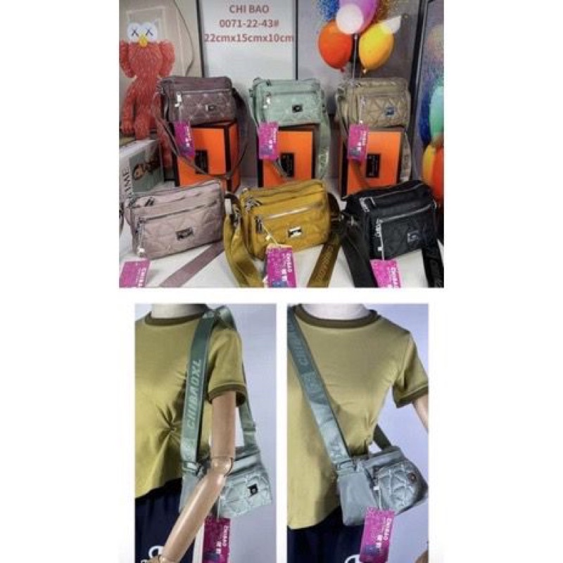 Tas Selempang 0071 Chibao Bahan kanvas